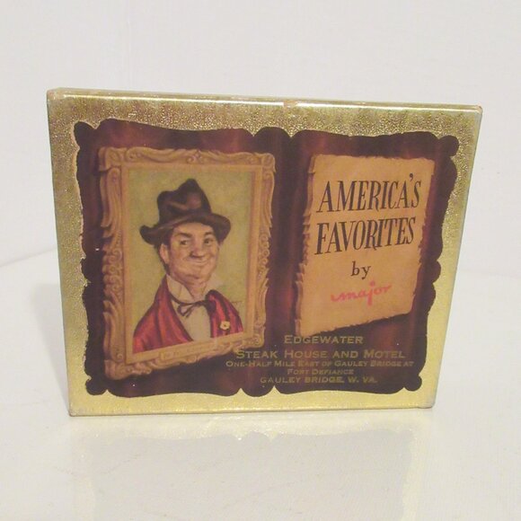 Promotional playing cards, America's Favorites by Major, Vintage, mid 1900s - Picture 1 of 11